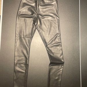 Hollister faux-leather pants!